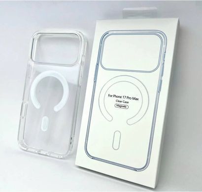 Прозорий чохол Clear Case MagSafe для iPhone 17 Pro Прозорий