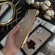 Чехол стеклянный с матовым ободком и магнитом Titanium Lux MagSafe для iPhone 11 Gold