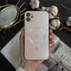 Чехол стеклянный с матовым ободком и магнитом Titanium Lux MagSafe для iPhone 11 Gold