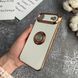 Чохол глянцевий силікон з кільцем тримачем для iPhone 17 Air White