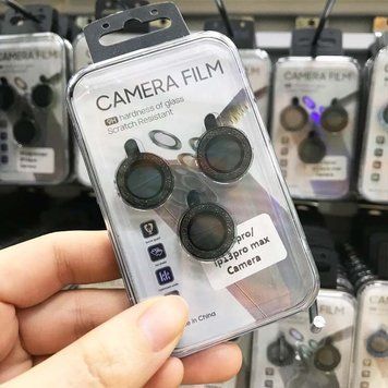 Защитное стекло на камеру Diamonds Lens для iPhone 14, iPhone 14 Plus Black