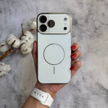 Матовий чохол MagSafe мінімалістичний дизайн захист і стиль Lume Case для iPhone 17 Pro Max White