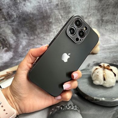 Чехол силиконовый матовый Matte Lux для iPhone 14 Black