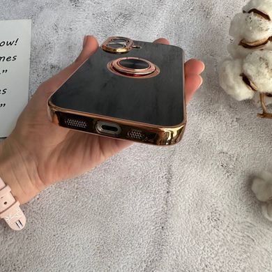 Чохол глянцевий силікон з кільцем тримачем для iPhone 17