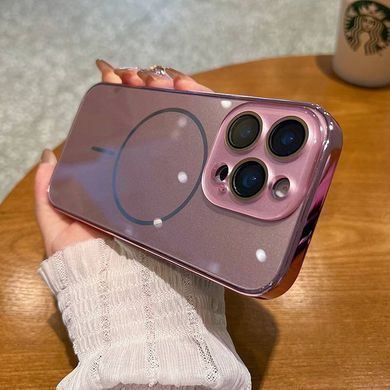 Глянцевий чохол Lume gloss з MagSafe для iPhone 15 Pro Rose Gold