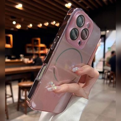 Глянцевий чохол Lume gloss з MagSafe для iPhone 15 Pro Rose Gold