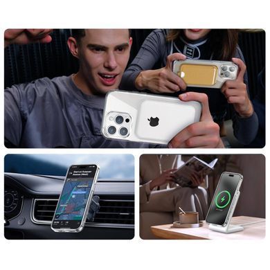 Прозрачный чехол с MagSafe PC для iPhone 13 Pro Прозорий