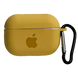 Чехол силиконовый Silicone Case из Logo для Apple AirPods Pro Yellow