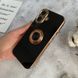 Чохол глянцевий силікон з кільцем тримачем для iPhone 17