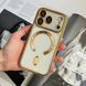 Чехол прозрачный силикон Dream ultra MagSafe для iPhone 17 Pro, iPhone 18 Pro Gold