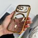 Чехол прозрачный силикон Dream ultra MagSafe для iPhone 17 Pro, iPhone 18 Pro Gold