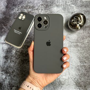 Чохол Silicone Case FULL 360 для iPhone 15 Dark Grey