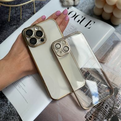 Чохол прозорий силікон Dream ultra camera для iPhone 13 Gold