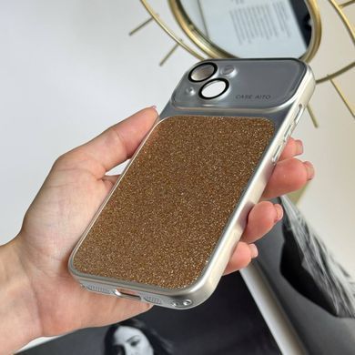 Чохол протиударний з блискітками Shine для iPhone 13, iPhone 14 Gold