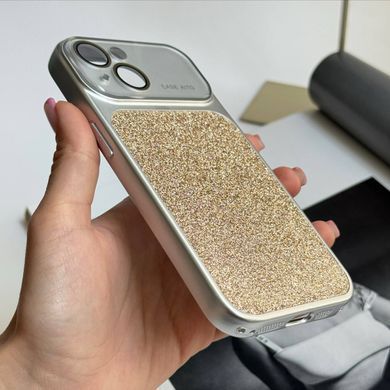 Чохол протиударний з блискітками Shine для iPhone 13, iPhone 14 Gold