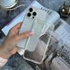 Чохол з блискітками силіконовий Glitter Case для iPhone 12 Прозорий