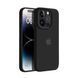 Чехол Silicone Case FULL 360 с микрофиброй для iPhone 14 Pro черный