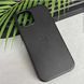 Чохол шкіряний Leather case with MagSafe анімація для iPhone 16 Pro Max Black