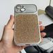 Чохол протиударний з блискітками Shine для iPhone 13, iPhone 14 Gold
