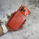 Матовий чохол MagSafe мінімалістичний дизайн захист і стиль Lume Case для iPhone 17 Pro Orange