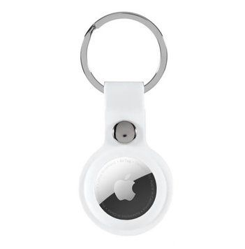 Силиконовый брелок с кольцом Silicone Case Transparent для AirTag White