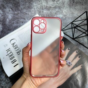 Гальванический матовый чехол Galvanic Matte для iPhone 11 Pro Red