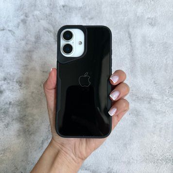 Чехол с акриловой крышкой имитирующей стекло Loft Glossy для iPhone 11 Black
