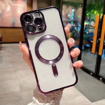 Чохол прозорий силікон Dream ultra MagSafe для iPhone 12 Pro Purple