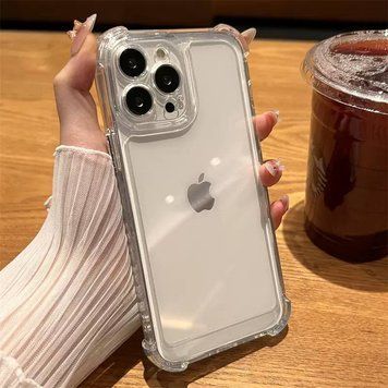 Чохол протиударний з кутами Space для iPhone 13 Pro Max Прозорий