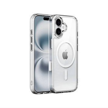 Прозорий чохол Clear Case MagSafe для iPhone 17 Прозорий