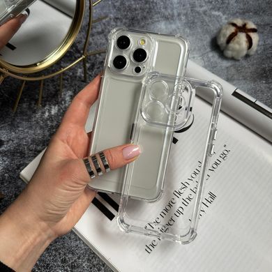 Чехол противоударный с углами Space для iPhone 13 Pro Max Прозорий
