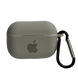 Чехол силиконовый Silicone Case из Logo для Apple AirPods Pro Stone