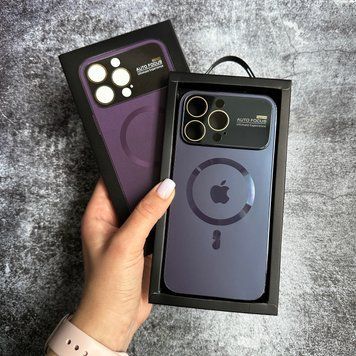 Чохол з захистом камери Matte Protection MagSafe для iPhone 12 Purple