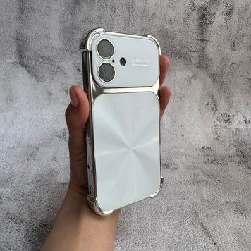 Противоударний чохол з захисними кутами і глянцевою спинкою для iPhone 17 White