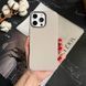 Чехол кожаный Luxury leather case с магнитом MagSafe для iPhone 16 Pro Max Silver