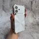 Противоударный чехол с защитными углами и глянцевой спинкой для iPhone 17 White