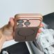 Чохол імітація скла матовий в стилі 17 з MagSafe для iPhone 16 Pro Max Rose Gold