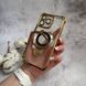 Чехол силиконовый ударопрочный с Magsafe и подставкой для iPhone 15 Pro Max Gold