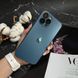 Чохол скляний матовий з захистом камери Matte AG-Glass для iPhone 13 Pro Royal blue