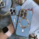 Чохол глянцевий силікон з Magsafe для iPhone 13 Pro Sea Blue