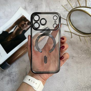 Чохол прозорий силікон Dream ultra MagSafe для iPhone 17 Pro Max Black