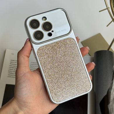 Чохол протиударний з блискітками Shine для iPhone 14 Pro Max Gold