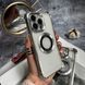Чехол силиконовый ударопрочный с магнитом MagSafe для iPhone 12 Pro Silver