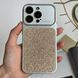 Чохол протиударний з блискітками Shine для iPhone 14 Pro Max Gold