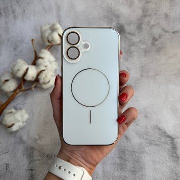 Матовий чохол MagSafe мінімалістичний дизайн захист і стиль Lume Case для iPhone 17 White
