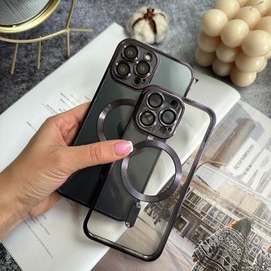 Чехол прозрачный силикон Dream ultra MagSafe для iPhone 13 Pro Purple