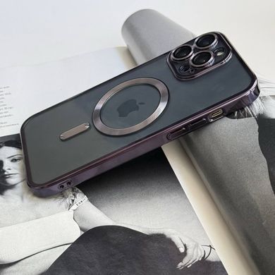 Чехол прозрачный силикон Dream ultra MagSafe для iPhone 13 Pro Purple