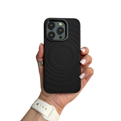 Противоударный силиконовый чехол с MagSafe Fantastic для iPhone 15 Pro Black