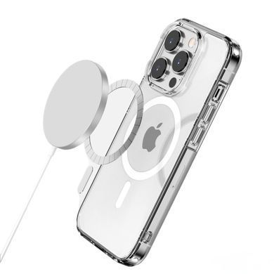 Прозорий чохол з MagSafe PC для iPhone 15 Pro Прозорий