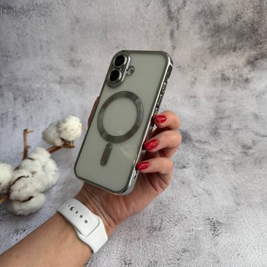 Чохол прозорий силікон Dream ultra MagSafe для iPhone 16 Silver